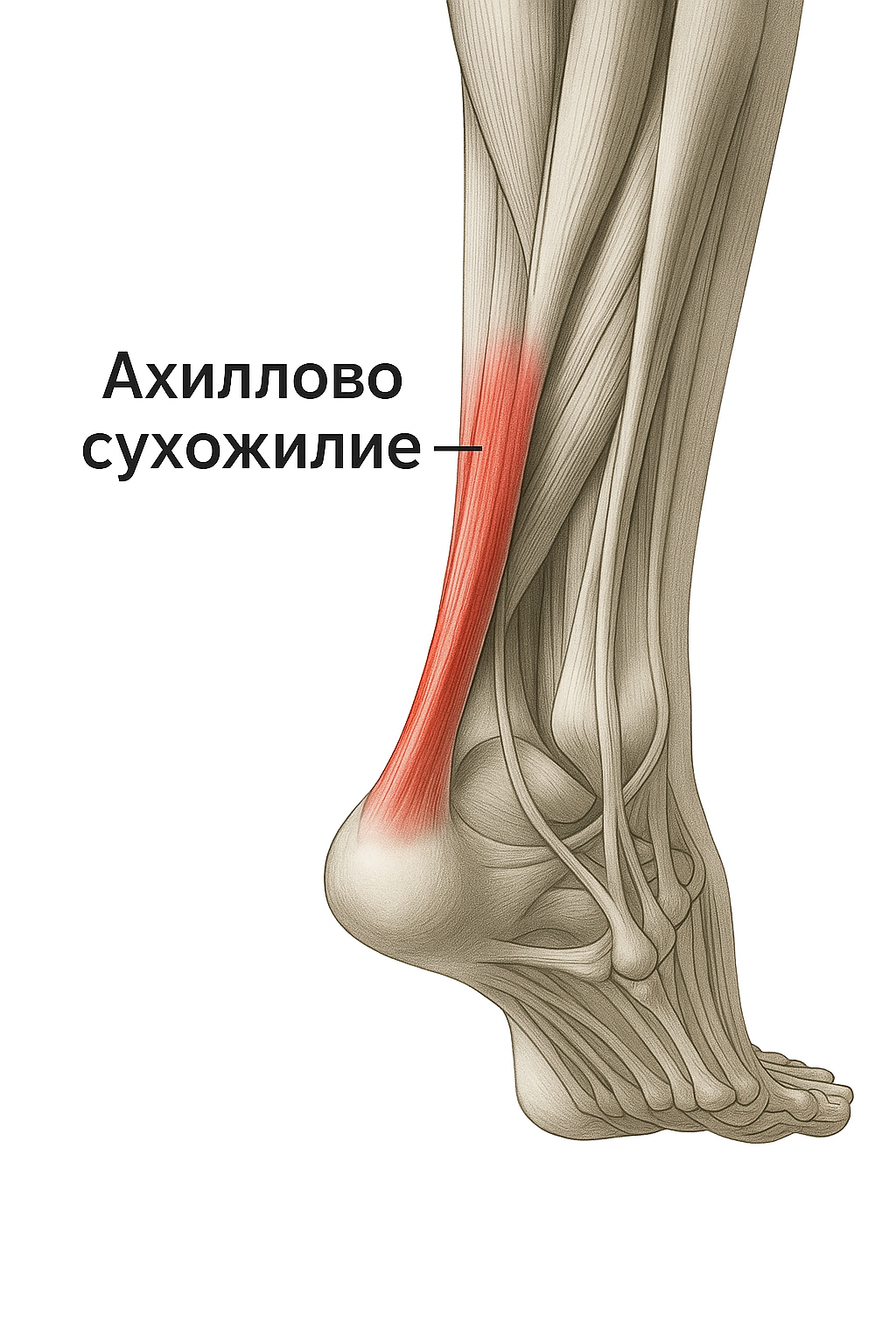 пяточное сухожилие